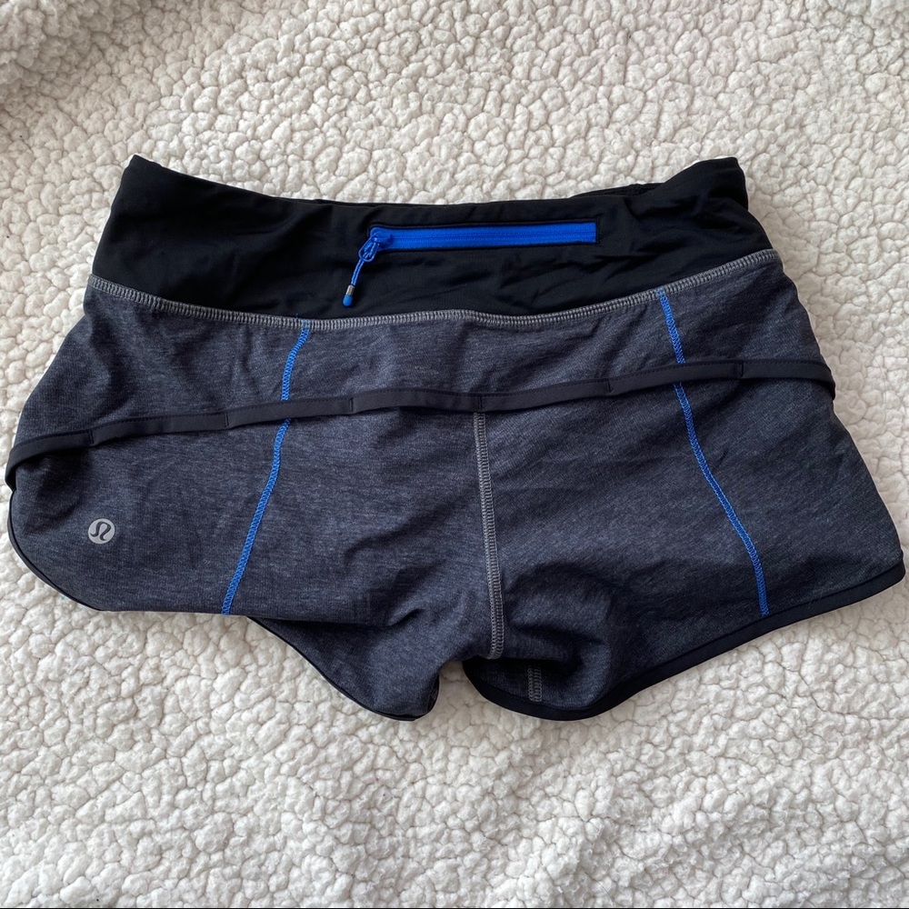 Lululemon speed up shorts size 2